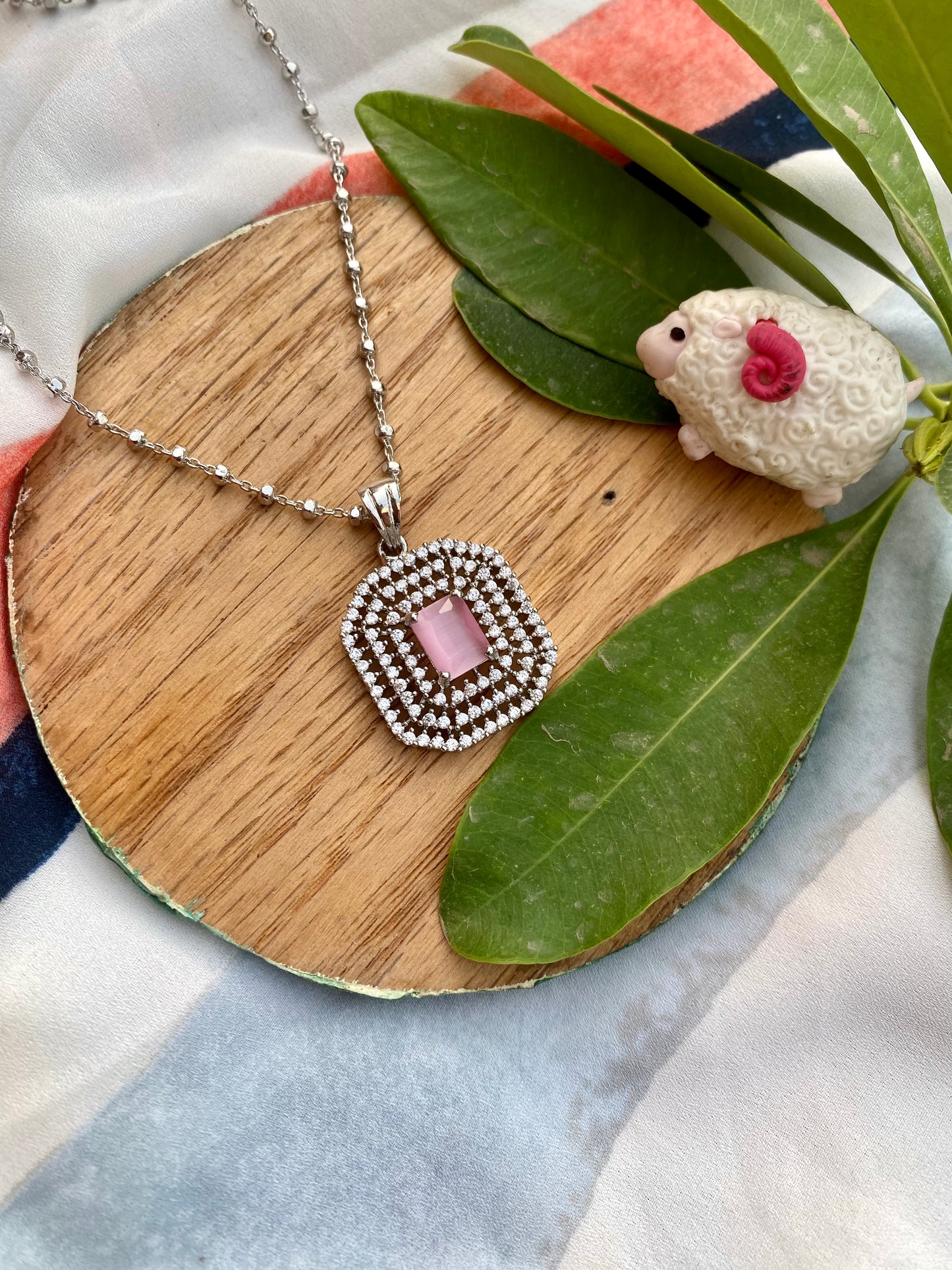 Pink Salt Pendant