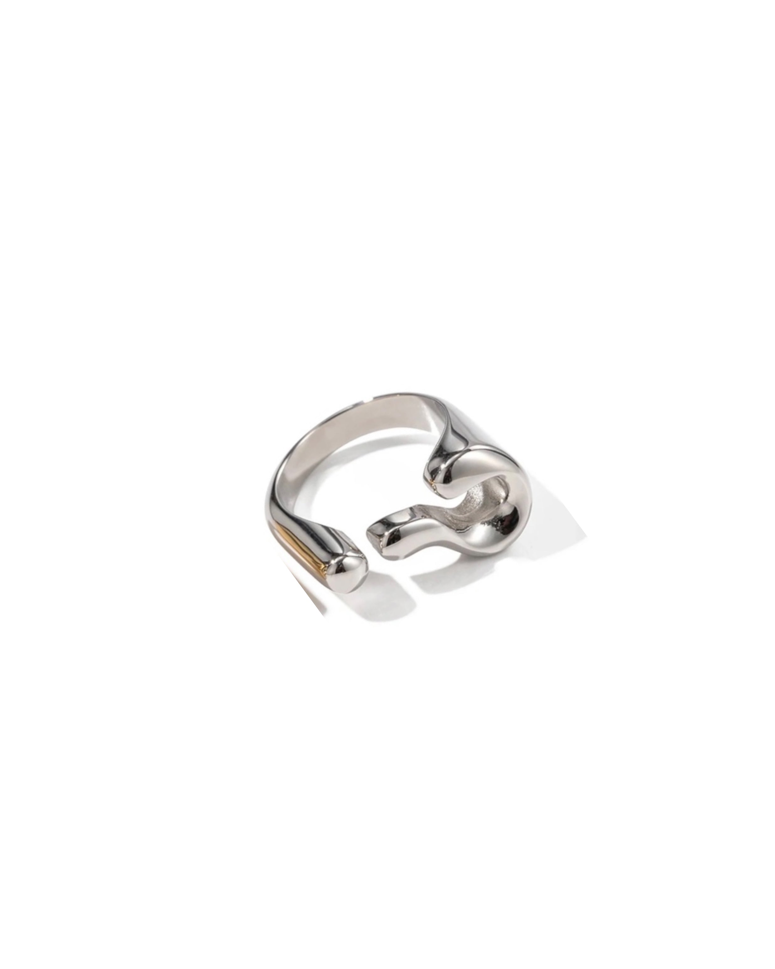 Ring Inverted Question Hallmark Question Mark Ring (Silver)