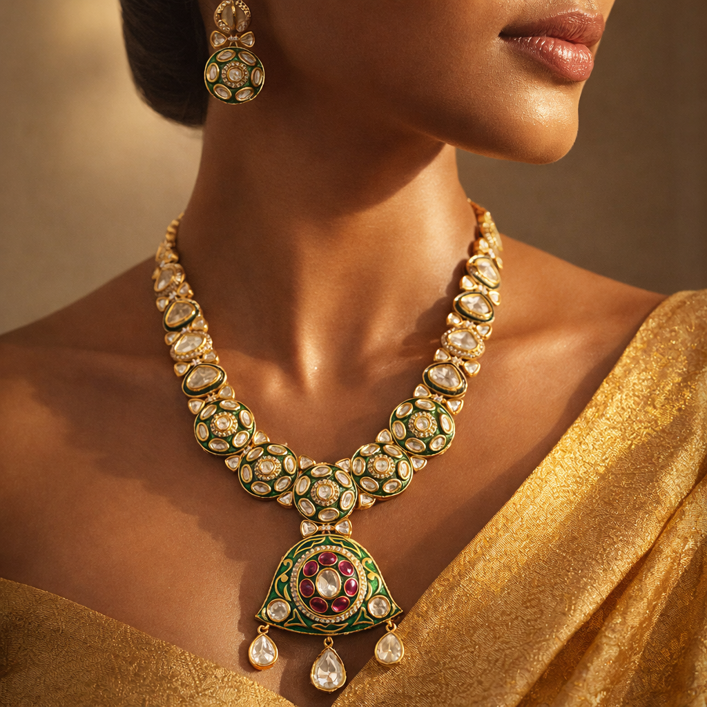 Rang-e-Jaipur Meenakari Set