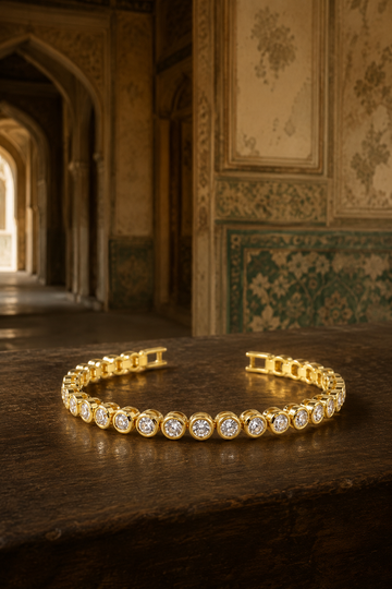 Nafees Kundan Bracelet (نفیس کندن)