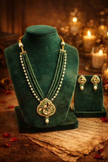 Peacock Jade Necklace